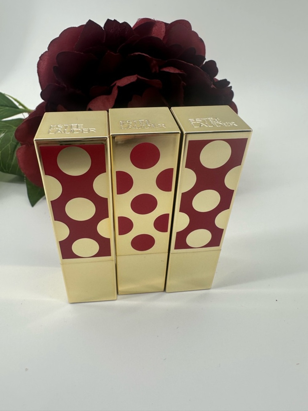 Estée Lauder Lip Trio ~ ROSY RIBBON, VELVET RIBBON, PERSUASIVE